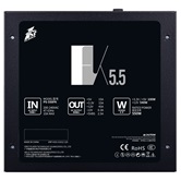 Блок питания 1STPLAYER FK 550W / ATX 2.4, APFC, 85% EFF, Double Forward, 120mm fan, non-modular / PS-550FK