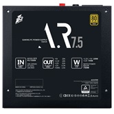 Блок питания 1STPLAYER AR 750W / ATX 2.4, APFC, 80 PLUS Gold, LLC+DC-DC, Taiwan main cap, 120mm fan, non-modular / PS-750AR