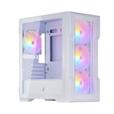 Корпус 1STPLAYER TRILOBITE T3-G White / mATX / 4x 120mm FRGB fans / T3-G-WH-4F1-W