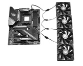 Кабель-разветвитель 1/4 ID-COOLING FS-04 (160шт/кор, 12V, PWM, 4 pin) Retail
