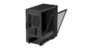 Корпус Deepcool CH370, TG, mini-ITX, mATX, черный