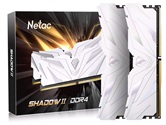 Модуль памяти DDR4 Netac Shadow II 32GB (16GBx2) 3200MHz CL16 1.35V / NTSWD4P32DP-32W / White / with radiator