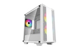 Корпус Deepcool CC360 WH ARGB, TG, mini-ITX, mATX, белый
