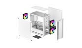 Корпус Deepcool CC360 WH ARGB, TG, mini-ITX, mATX, белый