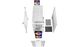 Корпус Deepcool CC360 WH ARGB, TG, mini-ITX, mATX, белый