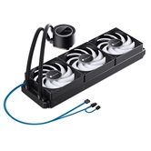 Комплект водяного охлаждения JONSBO TG-360 ARGB Black LGA2011/1700/1200/115X/AM5/AM4 (4шт/кор, TDP 300W, ARGB FAN and PUMP, PWM, TRIPLE FAN 120mm) RET