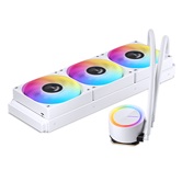 Комплект водяного охлаждения JONSBO TG-360 ARGB White LGA2011/1700/1200/115X/AM5/AM4 (4шт/кор, TDP 300W, ARGB FAN and PUMP, PWM, TRIPLE FAN 120mm, белый) RET