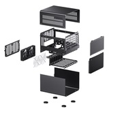 Корпус JONSBO N3 Black, mini-ITX, SFX, черный