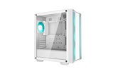 Корпус Deepcool CC560 WH V2, TG, 4x120mm LED Fan, mini-ITX, mATX, ATX, белый