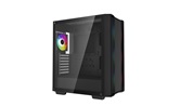 Корпус Deepcool CC560 ARGB V2, TG, 4x120mm ARGB Fan, mini-ITX, mATX, ATX, черный