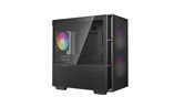 Корпус Deepcool CH360, TG, 2x140mm ARGB Fan, 1x120mm ARGB Fan, mini-ITX, mATX, черный