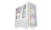 Корпус Deepcool CH360 WH, TG, 2x140mm ARGB Fan, 1x120mm ARGB Fan, mini-ITX, mATX, белый