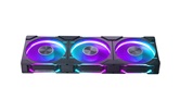 Комплект вентиляторов (3шт.) PHANTEKS D30 DRGB Reversed Black 120x120x30мм (PWM, 10шт./кор, 250-2000 об/мин, 31.8dBa) / PH-F120D30R_DRGB_PWM_BK01_3P