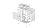 Корпус Deepcool CH160 WH, TG, mini-ITX, белый