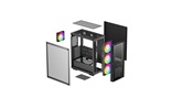 Корпус Deepcool MATREXX 55 V4, TG, 3x140mm ARGB Fan, 1x120mm ARGB Fan, mini-ITX, mATX, ATX, черный