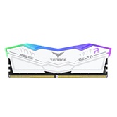 Модуль памяти DDR5 TEAMGROUP T-Force Delta RGB 32GB (2x16GB) 6000MHz CL28 (28-36-36-76) 1.40V / FF4D532G6000HC28ADC01 / White