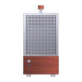 Корпус JONSBO T6 Silver, TG, mini-ITX, серебристый