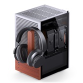 Корпус JONSBO T6 Silver, TG, mini-ITX, серебристый