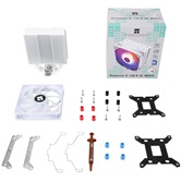 Кулер Thermalright Assassin X 120 R SE White ARGB  LGA115X/1200/1700/AM4/AM5 (120mm ARGB PWM Fan, 4 тепл. трубки 6мм) / TRAX120RSEAW