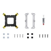 Кулер JONSBO HP-600 White LGA1700/1200/115X/AM5/AM4 низкопрофильный 66мм (27шт/кор, TDP 210W, PWM, 120mm ARGB Fan, 6 тепловых трубок, белый, 4-pin) Retail