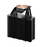 Кулер XASTRA AR400 BK LGA1851/1700/1200/115X/AM5/AM4 (20шт/кор, TDP 220W, 4 тепл.трубки , PWM FAN 120mm black , black heatsink) RET