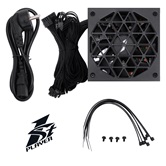 Блок питания 1STPLAYER ACK STANDARD 650W Black / ATX 2.4, APFC, 80 PLUS Standard, Double Forward, Teapo main cap, 140mm fan, non-modular / HA-650AC1