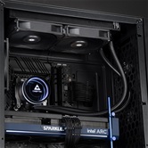 Комплект водяного охлаждения Chieftec ICEBERG 240 Dark CLC-240-BLK LGA1700/1200/115X/AM5/AM4 (8шт./кор, TDP 250W, ARGB PUMP, PWM, DUAL FAN 120mm) RET
