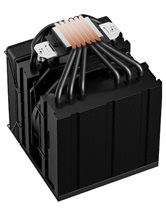 Кулер upHere UE2K6 Black / 6HPx6mm, 265W TDP, dual tower, 2x120mm fans, 600-1650RPM, 68 CFM, 25dBA / UE2K6