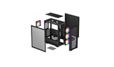 Корпус Deepcool CC560 MESH V2, TG, 4x120mm ARGB Fan, mini-ITX, mATX, ATX, черный