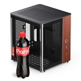 Корпус JONSBO TK-0 Black, TG (aquarium), mini-ITX, SFX, черный