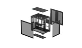 Корпус Deepcool CG530, TG (aquarium), mini-ITX, mATX, ATX, черный