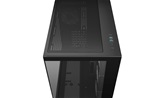 Корпус Deepcool CG530 4F, TG (aquarium), 4x120mm ARGB Fan, mini-ITX, mATX, ATX, черный