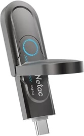 Накопитель USB3.2+TypeC Solid State Flash Drive Netac US9 512Gb 900MB/1000MB/s металлический корпус [NT03US9C-512G-32TA]