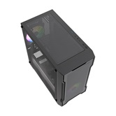 Корпус Powercase Mistral Micro X3B ARGB, Tempered Glass, 3x 120mm ARGB PWM Fan, чёрный, mATX  (CMMXB-A3)