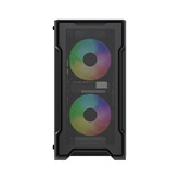 Корпус Powercase Mistral Micro X3B ARGB, Tempered Glass, 3x 120mm ARGB PWM Fan, чёрный, mATX  (CMMXB-A3)