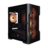 Корпус 1STPLAYER TRILOBITE T3 ARGB Black / mATX / 4x120mm ARGB fans / T3-BK-4F7