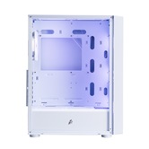 Корпус 1STPLAYER Go6 ARGB White / ATX / 4x120mm ARGB fans / Go6-WH-4F7-W
