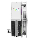 Кулер Thermalright Assassin X 120 R Digital ARGB White  LGA115X/1200/1700/1851/AM4/AM5 (120mm ARGB PWM Fan, 4 тепл. трубки 6мм) / TRAX120RDAW