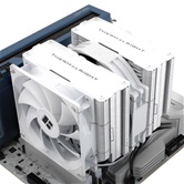 Кулер Thermalright Peerless Assassin 140 White LGA115X/1200/1700/1851/2011/2066 (1x120mm + 1x140mm PWM Fan, медное основание, 6 тепл. трубок 6мм) / TRPA140W