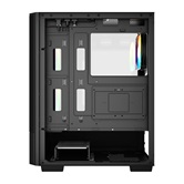 Корпус Powercase Mistral AY3B ARGB, Tempered Glass, 2x 140mm +1x 120mm ARGB Fans, чёрный, ATX  (CMAYB-A3)