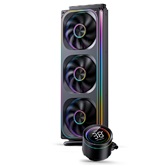 Комплект водяного охлаждения JONSBO TH-360 Black LGA1700/1200/115X/AM5/AM4 (4шт/кор, TDP 300W, ARGB FAN and PUMP, PWM, TRIPLE FAN 120mm) RET