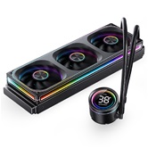 Комплект водяного охлаждения JONSBO TH-360 Black LGA1700/1200/115X/AM5/AM4 (4шт/кор, TDP 300W, ARGB FAN and PUMP, PWM, TRIPLE FAN 120mm) RET