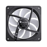 Вентилятор JONSBO FR-606W 120х120х25мм (60шт/кор, PWM, ARGB LED, 800-1500об/мин, белый) Retail