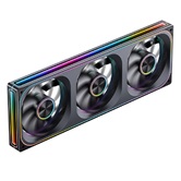 Вентилятор JONSBO ZA-360B (3 in 1) 362х123х28мм (16шт/кор, PWM, ARGB LED, 700-2400об/мин, черный) Retail
