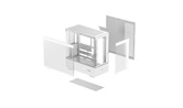 Корпус Deepcool CH690 DIGITAL WH, TG (aquarium), mini-ITX, mATX, ATX, белый