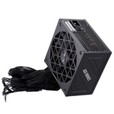 Блок питания 1STPLAYER ACK BRONZE 650W Black / ATX 3.1, APFC, 80 PLUS Bronze, Double Forward, full Teapo caps, 140mm fan, non-modular / HA-650AA2
