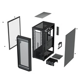 Корпус XASTRA  A403 4ARGB Black ATX/Mesh/ tempered glass / 4x120mm ARGB PWM fans/ A403-4FC12A