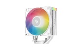 Кулер DEEPCOOL AG400 WH ARGB V2 LGA1851/1700/1200/115X/AM5/AM4 (18шт/кор, TDP 220W, PWM, ARGB Fan 120mm, 4 тепл. трубки, белый) RET