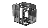 Корпус Deepcool CH270 DIGITAL, TG, mini-ITX, mATX, черный