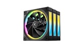Вентилятор DEEPCOOL FL12R-3 IN 1 120x120x25мм REVERSE (16шт./кор, PWM, ARGB, черный, 500-2150об/мин) Color BOX